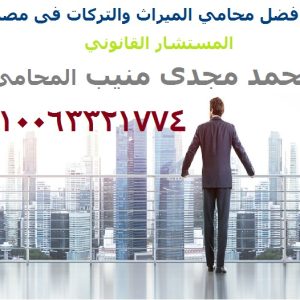 أفضل محامي الميراث والتركات فى مصر