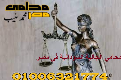 محامي الجالية السودانية فى مصر