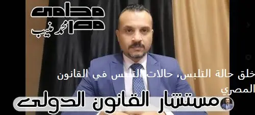 خلق حالة التلبس، حالات التلبس في القانون المصري