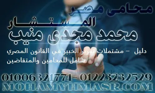 مشتملات تقرير الخبير في القانون المصري – دليل شامل للمحامين والمتقاضين